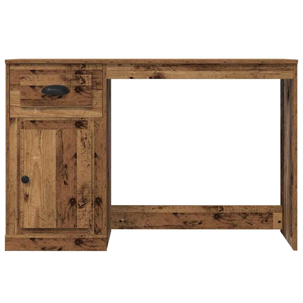 vidaXL Desk with Drawer Old Wood 50 x 115 x 75 cm Engineered Wood
