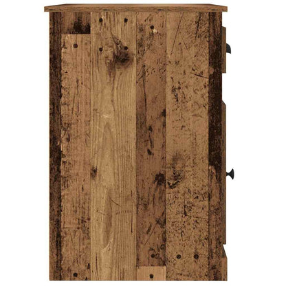 vidaXL Desk with Drawer Old Wood 50 x 115 x 75 cm Engineered Wood