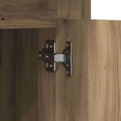 vidaXL Desk Artisan Oak 50 x 115 x 75 cm Engineered Wood