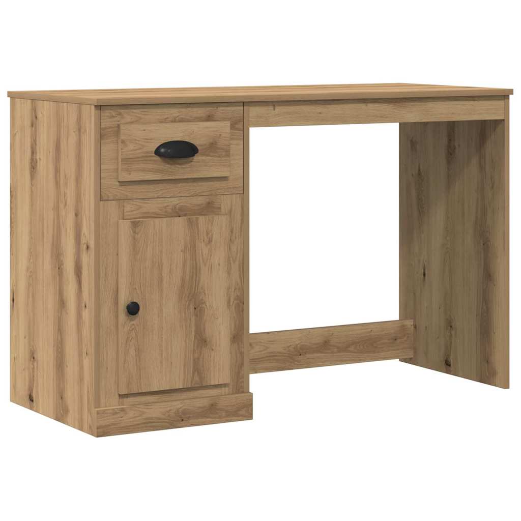 vidaXL Desk Artisan Oak 50 x 115 x 75 cm Engineered Wood