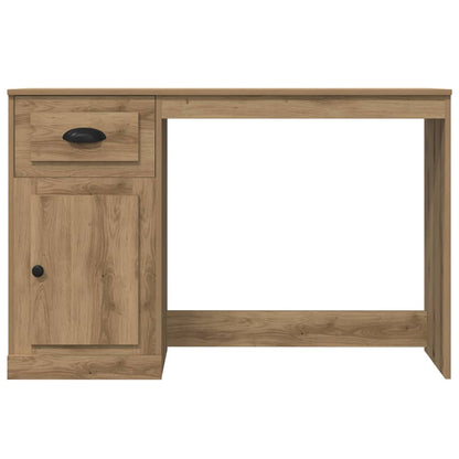 vidaXL Desk Artisan Oak 50 x 115 x 75 cm Engineered Wood