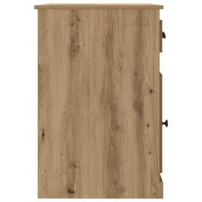 vidaXL Desk Artisan Oak 50 x 115 x 75 cm Engineered Wood