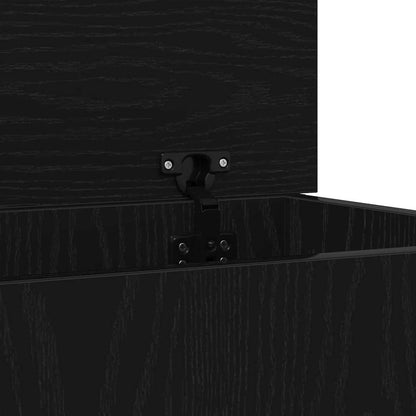vidaXL Storage Box Black oak 50 x 30 x 28 cm Engineered Wood