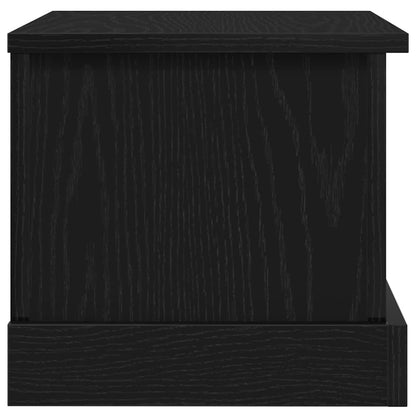 vidaXL Storage Box Black oak 50 x 30 x 28 cm Engineered Wood