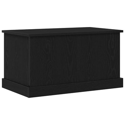 vidaXL Storage Box Black oak 70 x 40 x 38 cm Engineered Wood