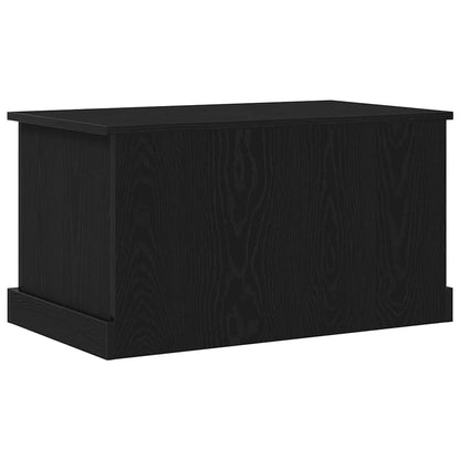 vidaXL Storage Box Black oak 70 x 40 x 38 cm Engineered Wood