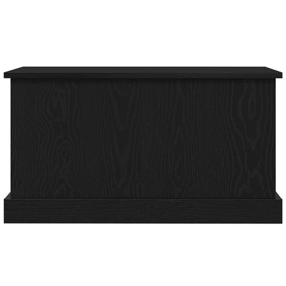 vidaXL Storage Box Black oak 70 x 40 x 38 cm Engineered Wood