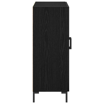 vidaXL Sideboard Black Oak 69.5 x 34 x 90 cm Engineered Wood