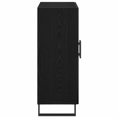vidaXL Sideboard Black Oak 69.5 x 34 x 90 cm Engineered Wood