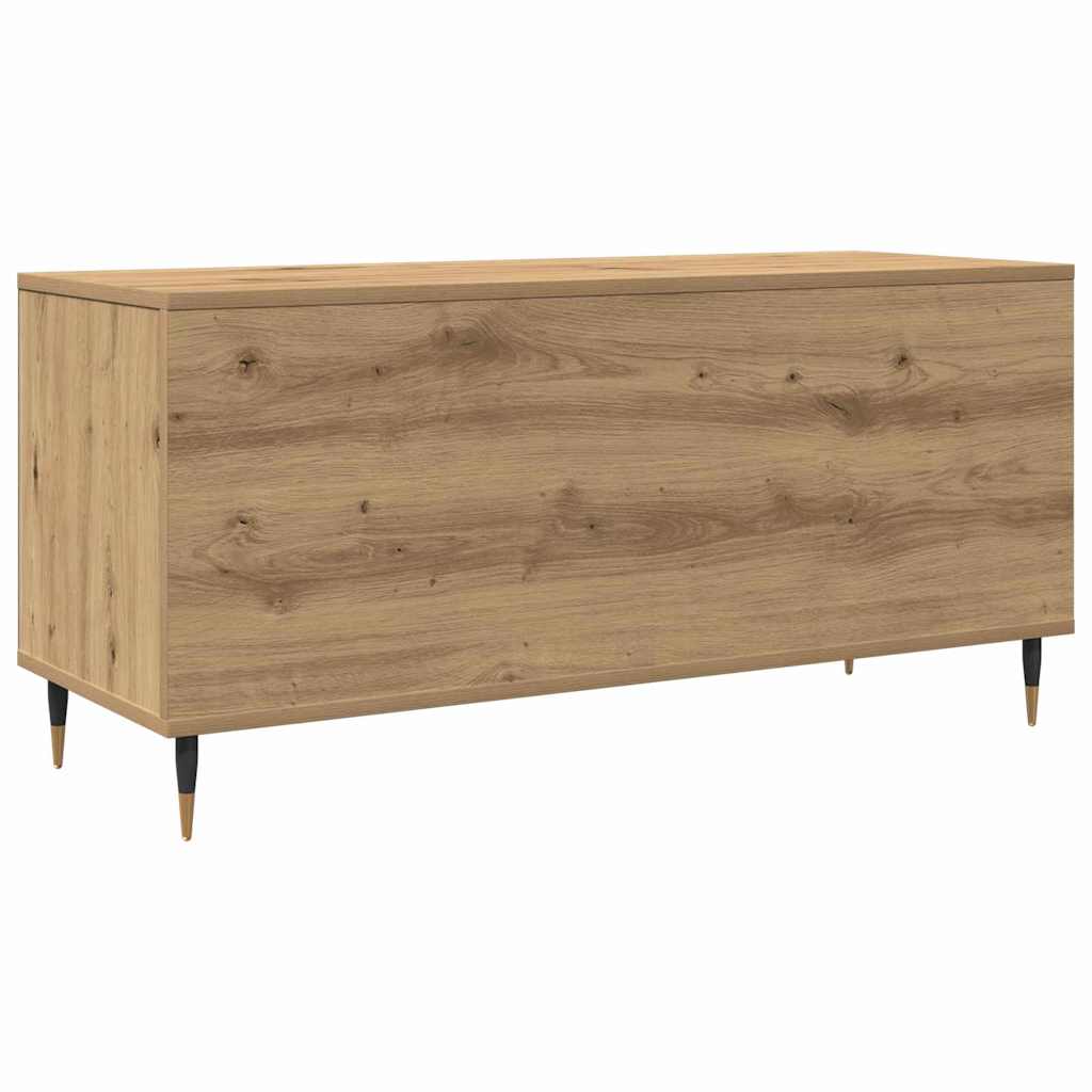 vidaXL Record Cabinet Artisan oak 100 x 38 x 48 cm Engineered Wood