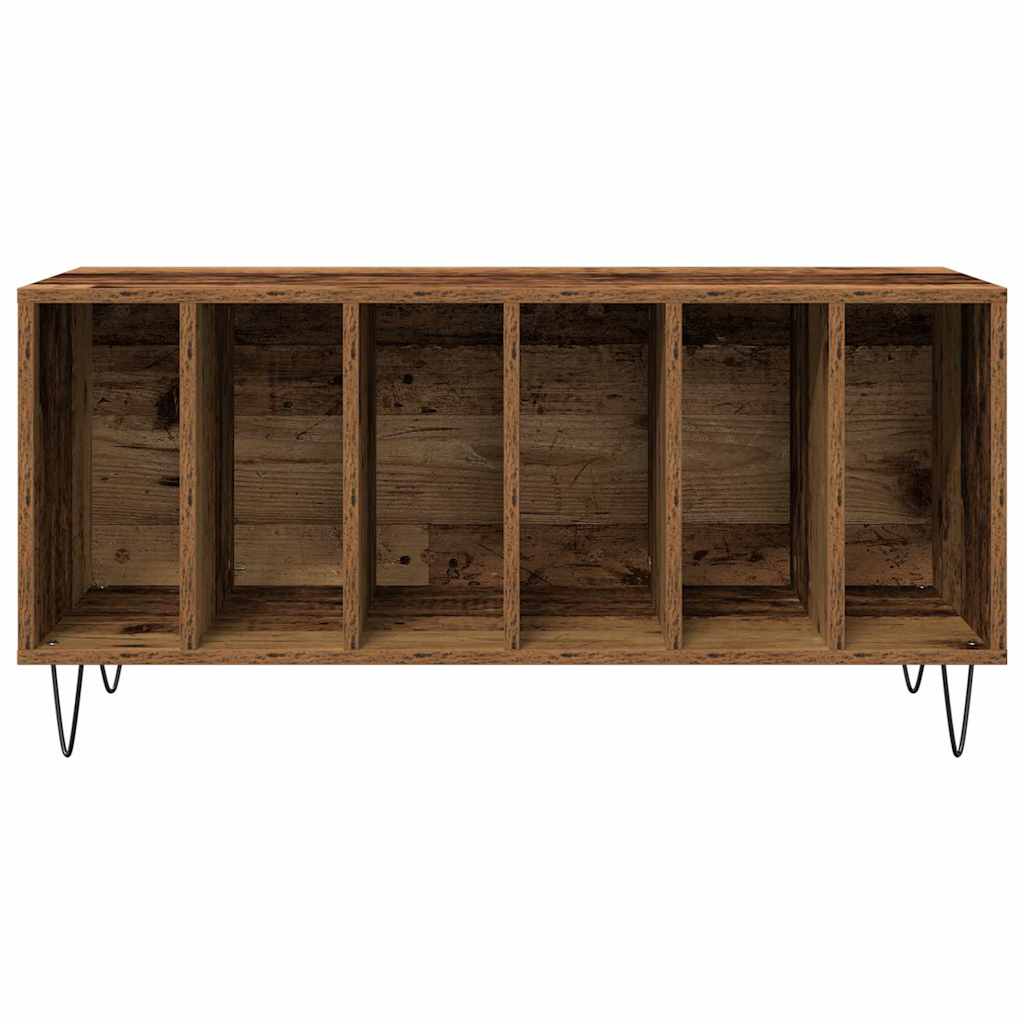 vidaXL Record Cabinet Old wood 100 x 38 x 48 cm Engineered Wood