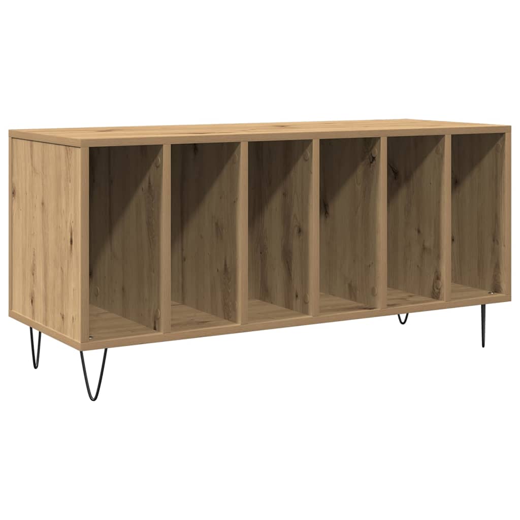 vidaXL Record Cabinet Artisan oak 100 x 38 x 48 cm Engineered Wood