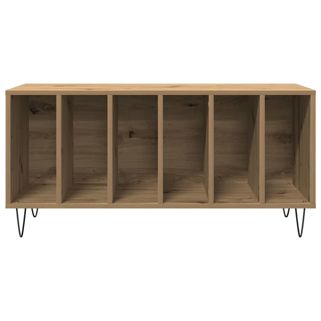 vidaXL Record Cabinet Artisan oak 100 x 38 x 48 cm Engineered Wood