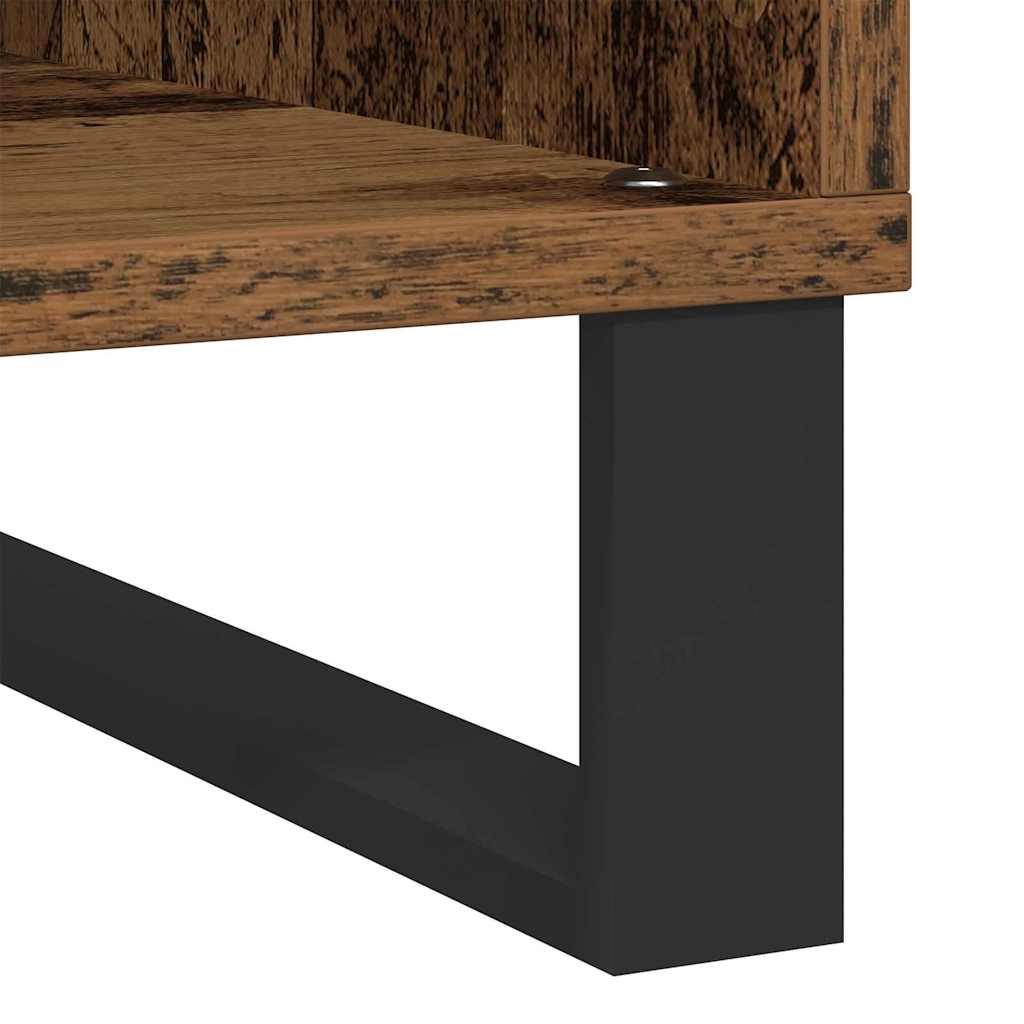 vidaXL Record Cabinet Old wood 100 x 38 x 48 cm Engineered Wood