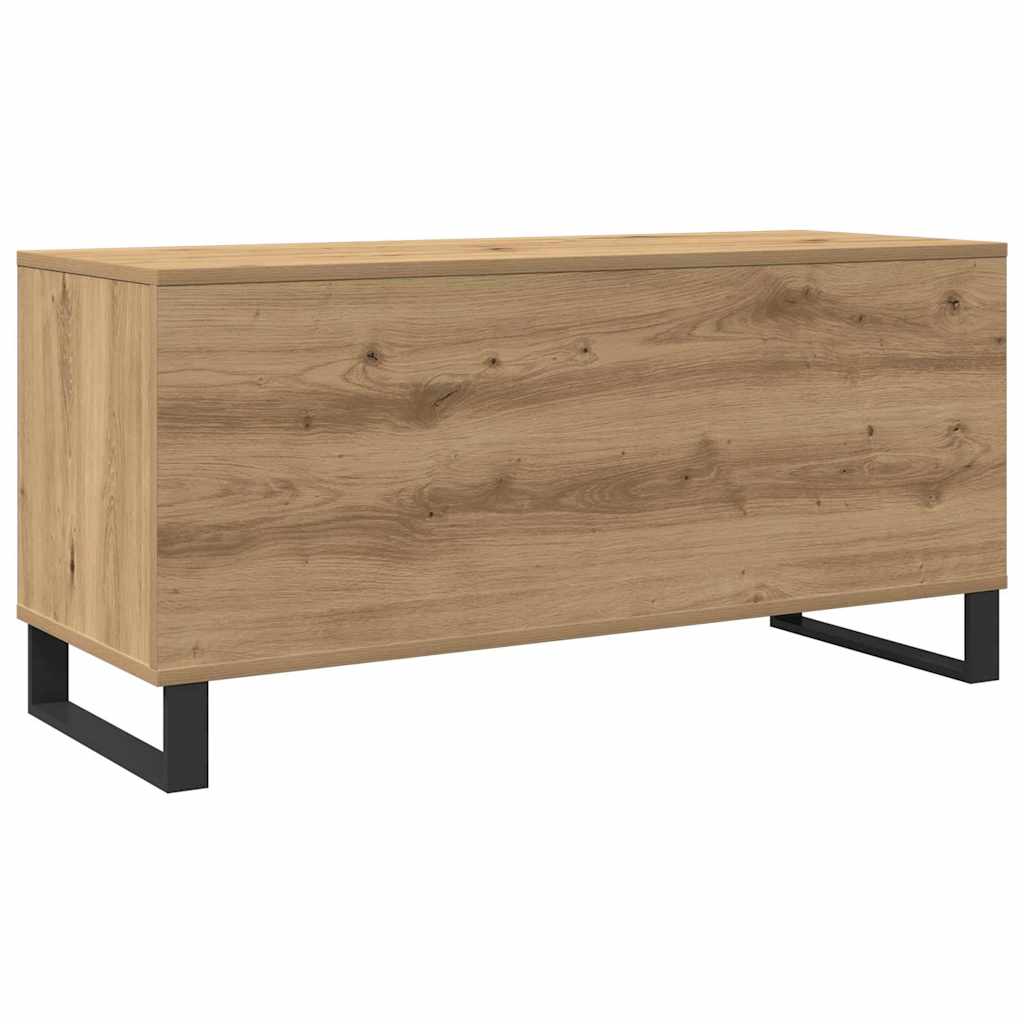 vidaXL Record Cabinet Artisan oak 100 x 38 x 48 cm Engineered Wood