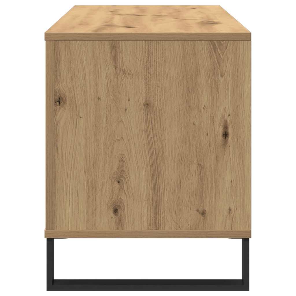 vidaXL Record Cabinet Artisan oak 100 x 38 x 48 cm Engineered Wood