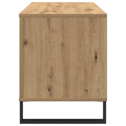 vidaXL Record Cabinet Artisan oak 100 x 38 x 48 cm Engineered Wood