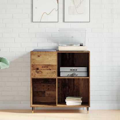 vidaXL Record Cabinet Old wood 85 x 38 x 89 cm Engineered Wood
