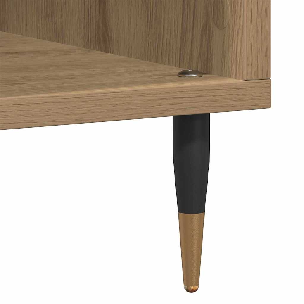 vidaXL Record Cabinet Artisan oak 85 x 38 x 89 cm Engineered Wood