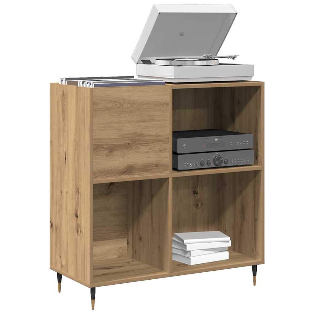 vidaXL Record Cabinet Artisan oak 85 x 38 x 89 cm Engineered Wood