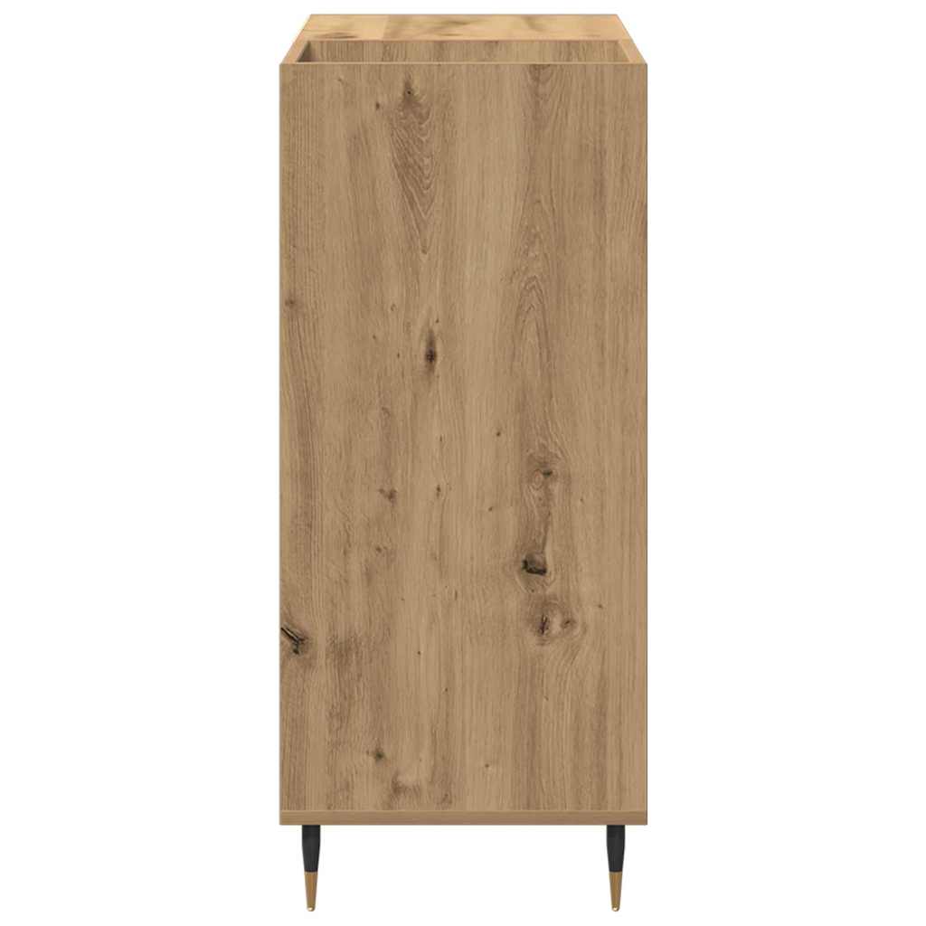 vidaXL Record Cabinet Artisan oak 85 x 38 x 89 cm Engineered Wood