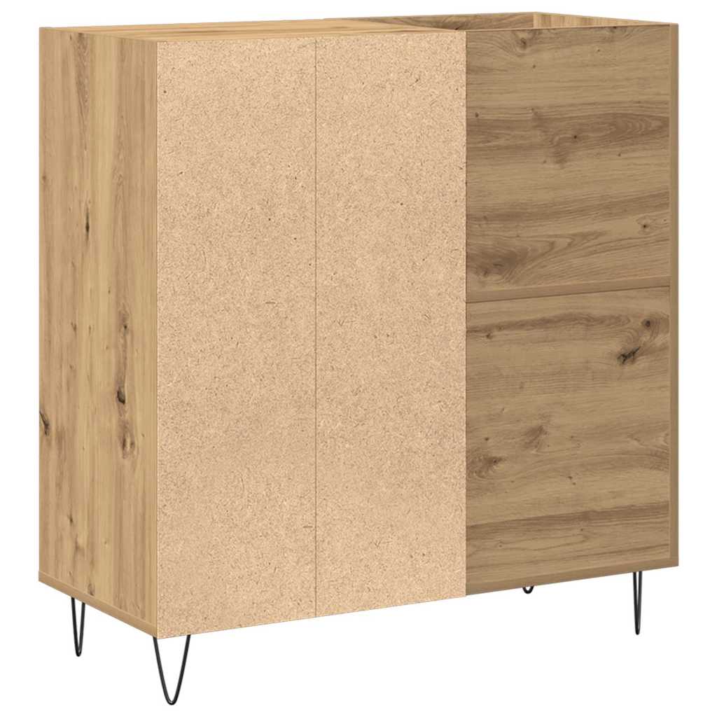vidaXL Record Cabinet Artisan oak 85 x 38 x 89 cm Engineered Wood