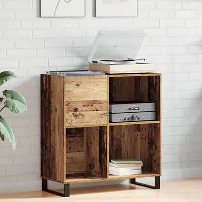vidaXL Record Cabinet Old wood 84.5 x 38 x 89 cm Engineered Wood