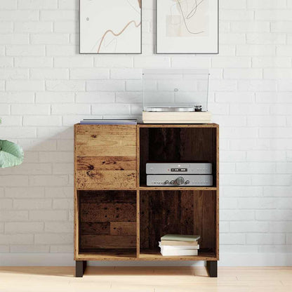 vidaXL Record Cabinet Old wood 84.5 x 38 x 89 cm Engineered Wood