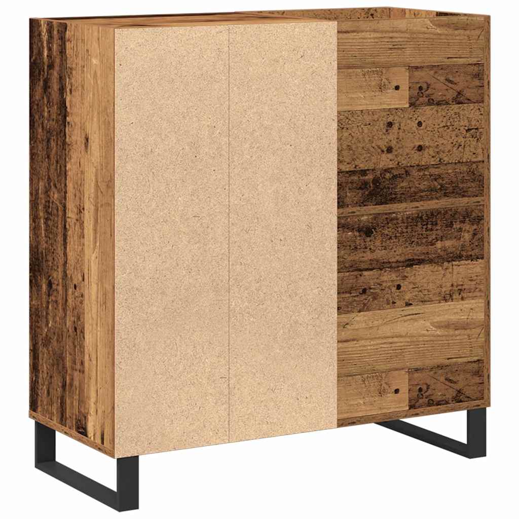 vidaXL Record Cabinet Old wood 84.5 x 38 x 89 cm Engineered Wood