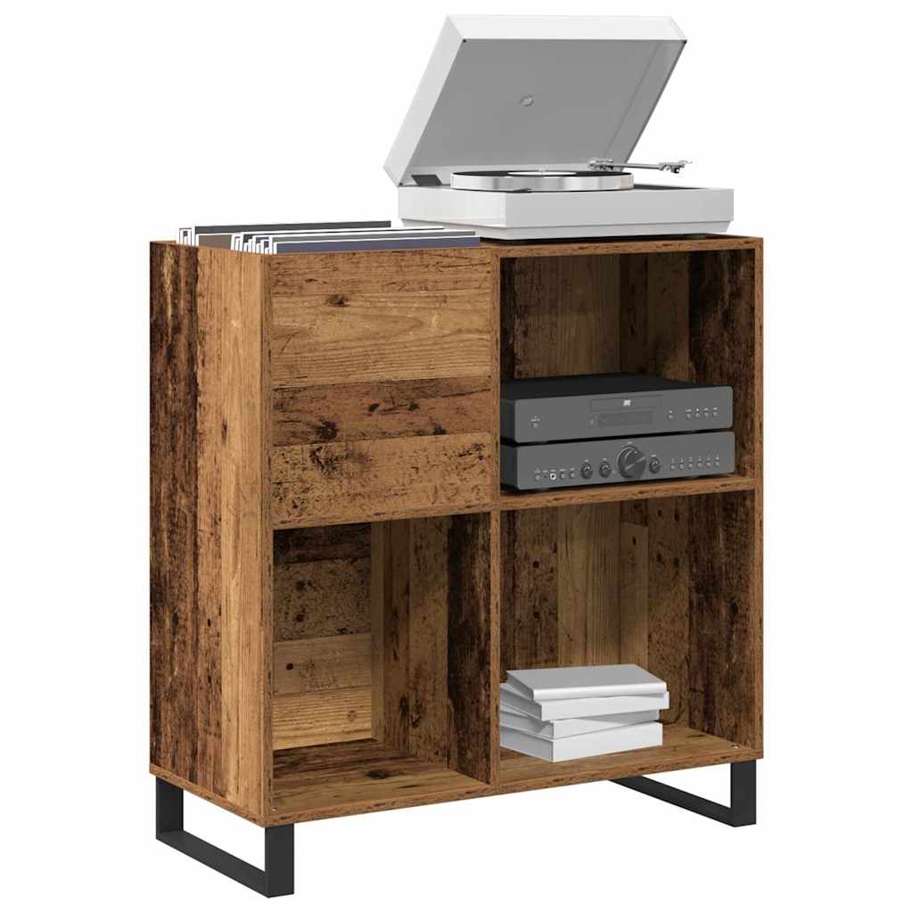 vidaXL Record Cabinet Old wood 84.5 x 38 x 89 cm Engineered Wood
