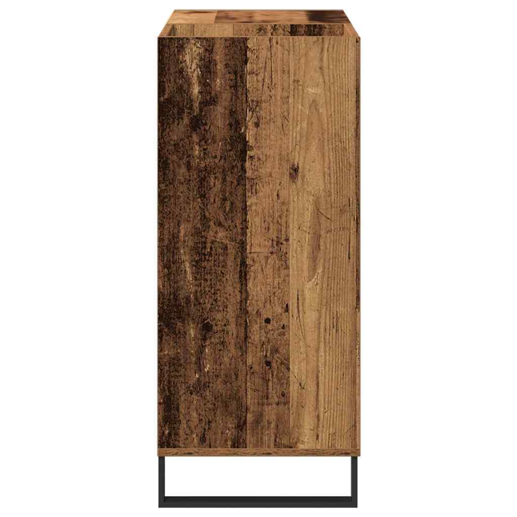 vidaXL Record Cabinet Old wood 84.5 x 38 x 89 cm Engineered Wood