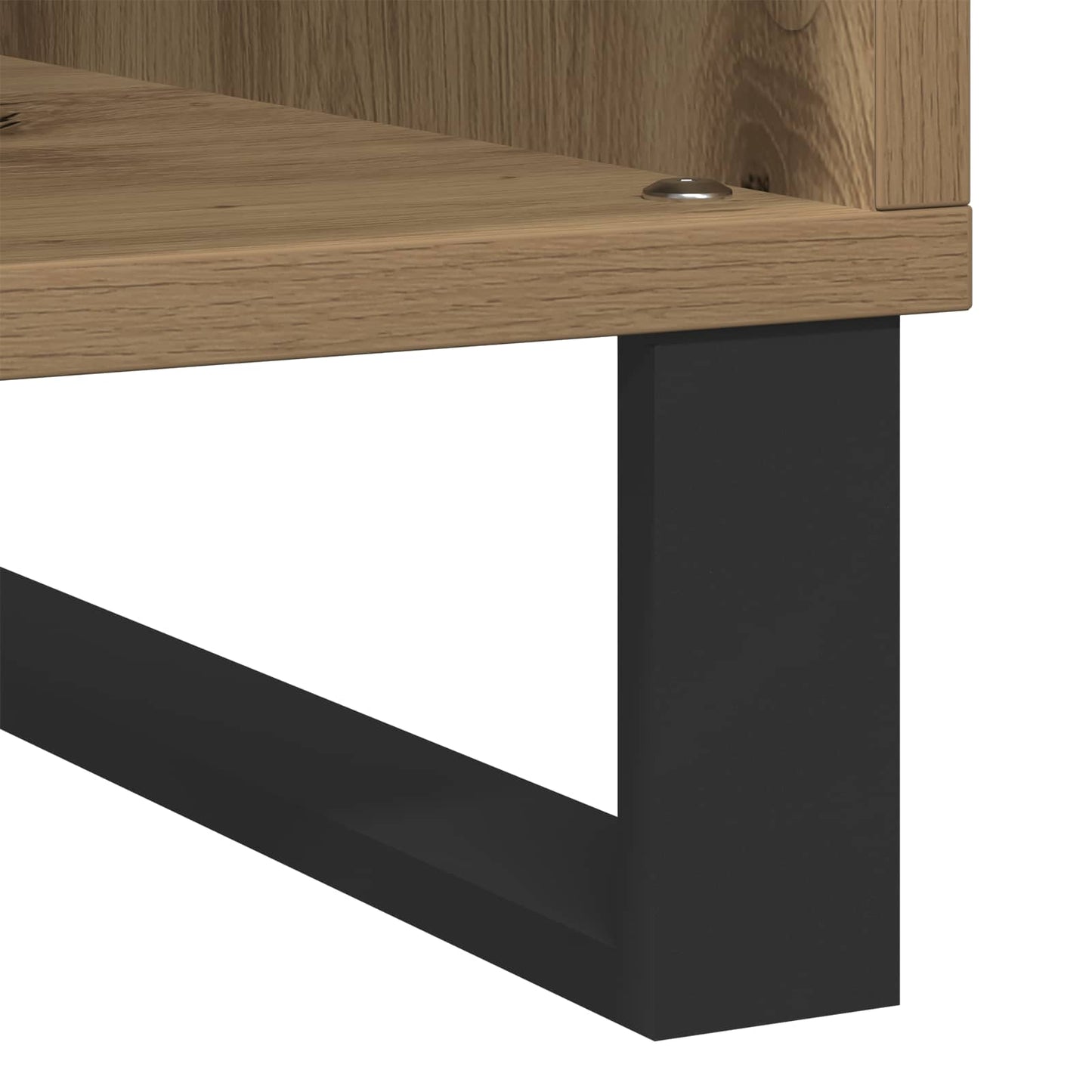 vidaXL Record Cabinet Artisan oak 84.5 x 38 x 89 cm Engineered Wood