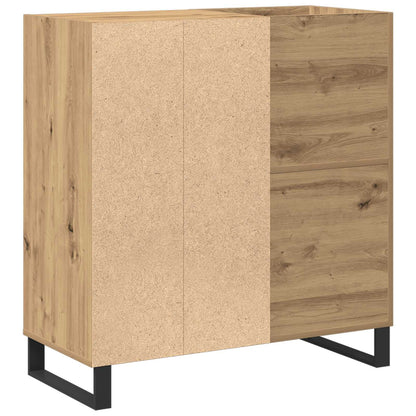 vidaXL Record Cabinet Artisan oak 84.5 x 38 x 89 cm Engineered Wood