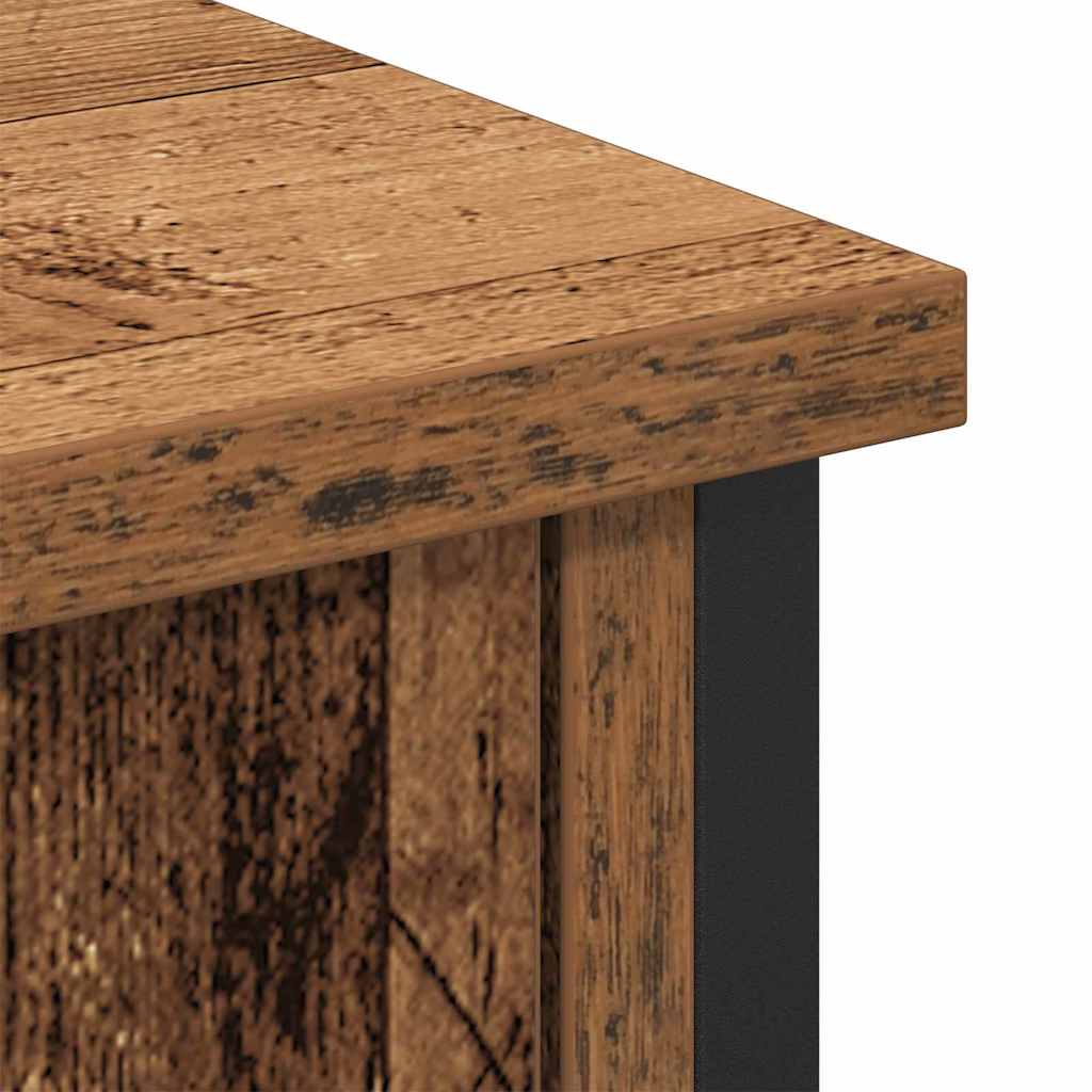 vidaXL TV Cabinet Set Old Wood 101 x 35 x 65 cm Engineered Wood