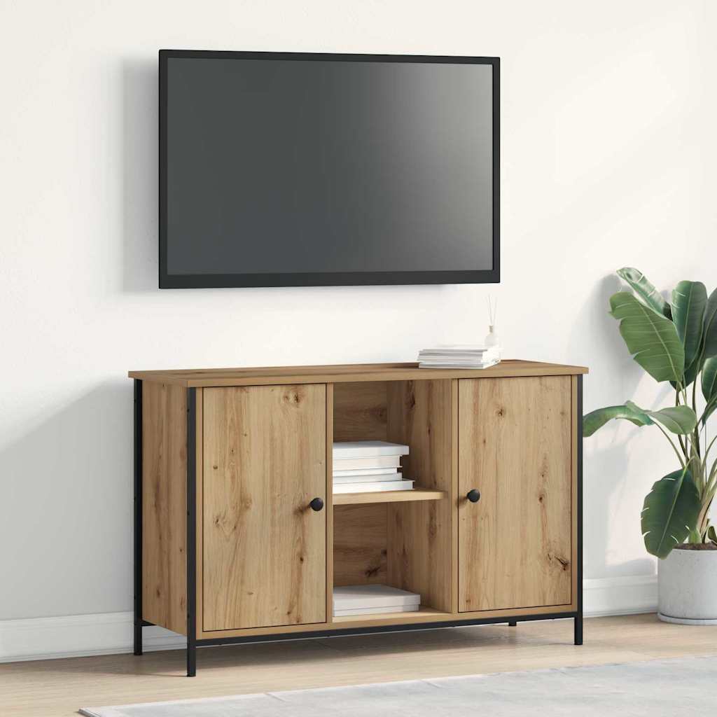 vidaXL TV Cabinet Set 101 x 35 x 65 cm Artisan Oak Engineered Wood