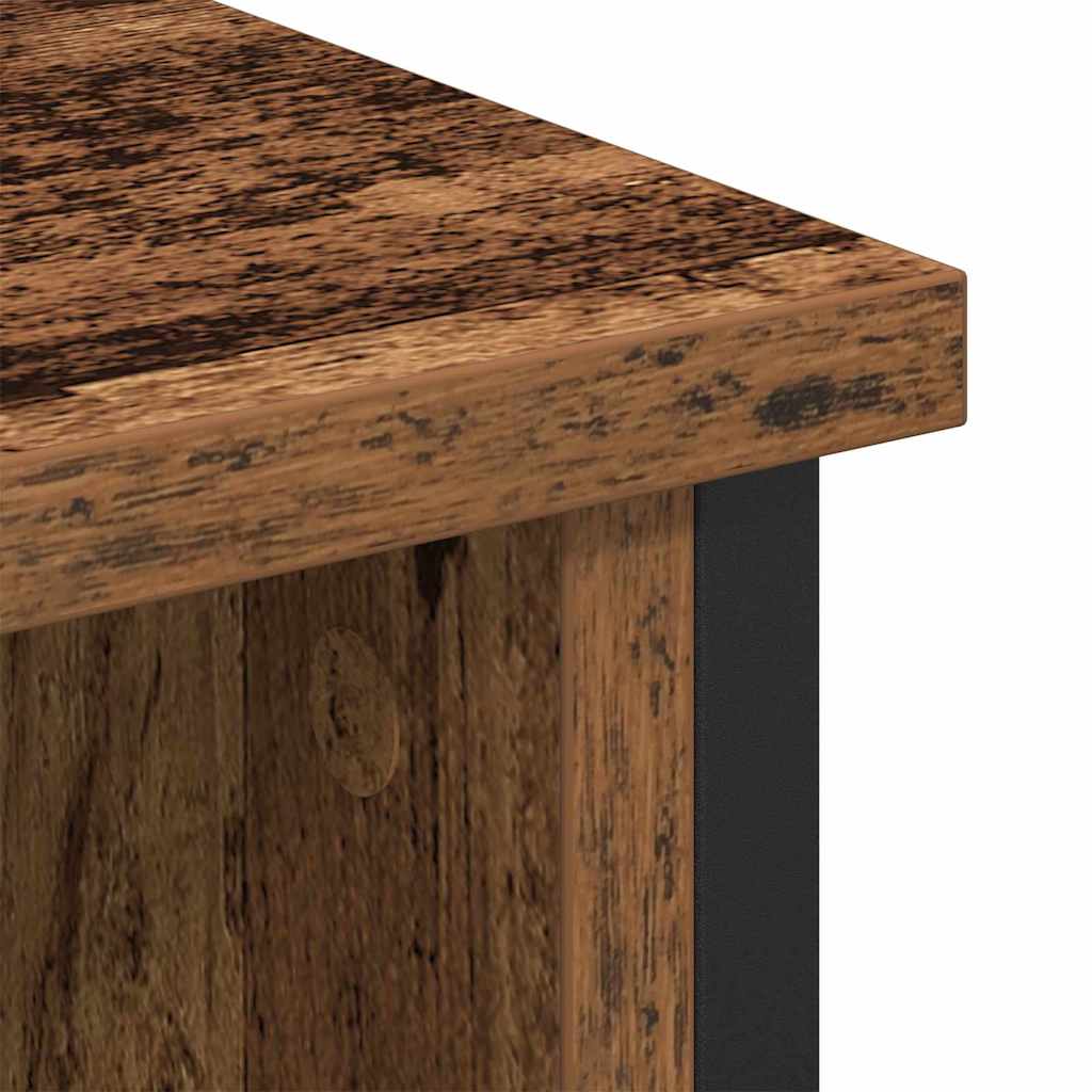 vidaXL TV Cabinet Set Old Wood 100 x 35 x 45 cm Engineered Wood