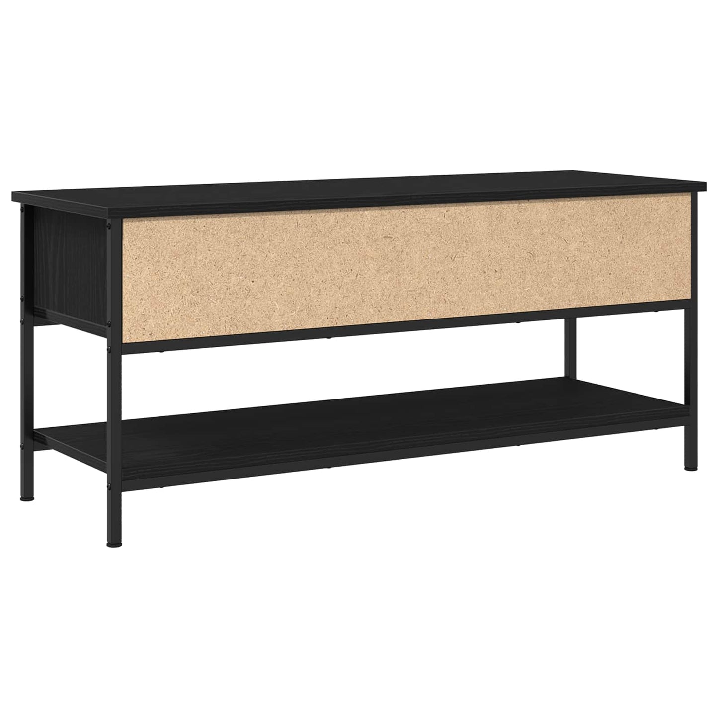 vidaXL TV Cabinet Set Black Oak 100 x 35 x 45 cm Engineered Wood