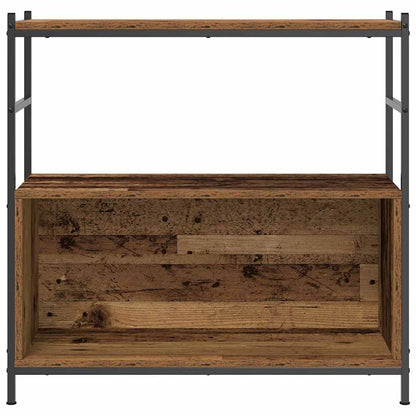 vidaXL Bookshelf 80 x 30 x 78.5 cm Engineered Wood Smoked Oak