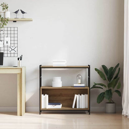 vidaXL Bookshelf 80 x 30 x 78.5 cm Engineered Wood Artisan Oak