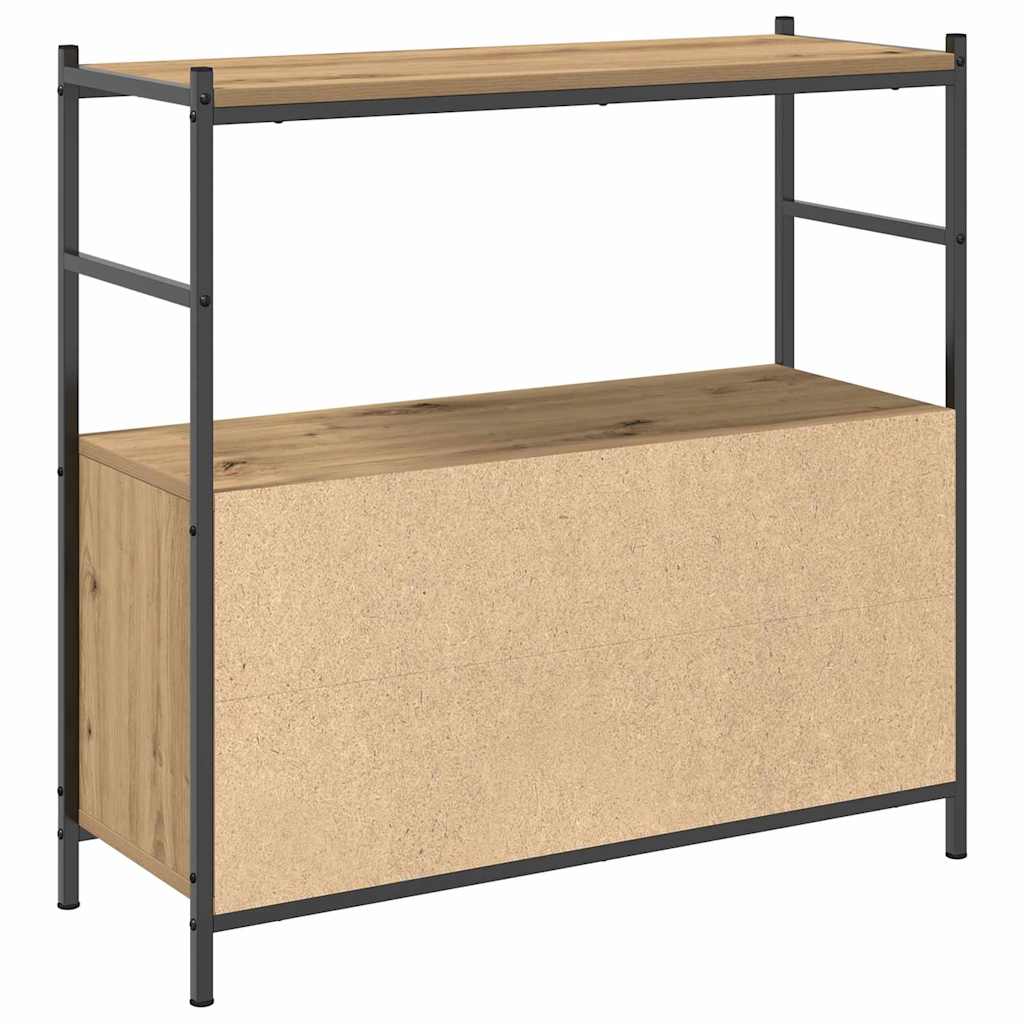 vidaXL Bookshelf 80 x 30 x 78.5 cm Engineered Wood Artisan Oak