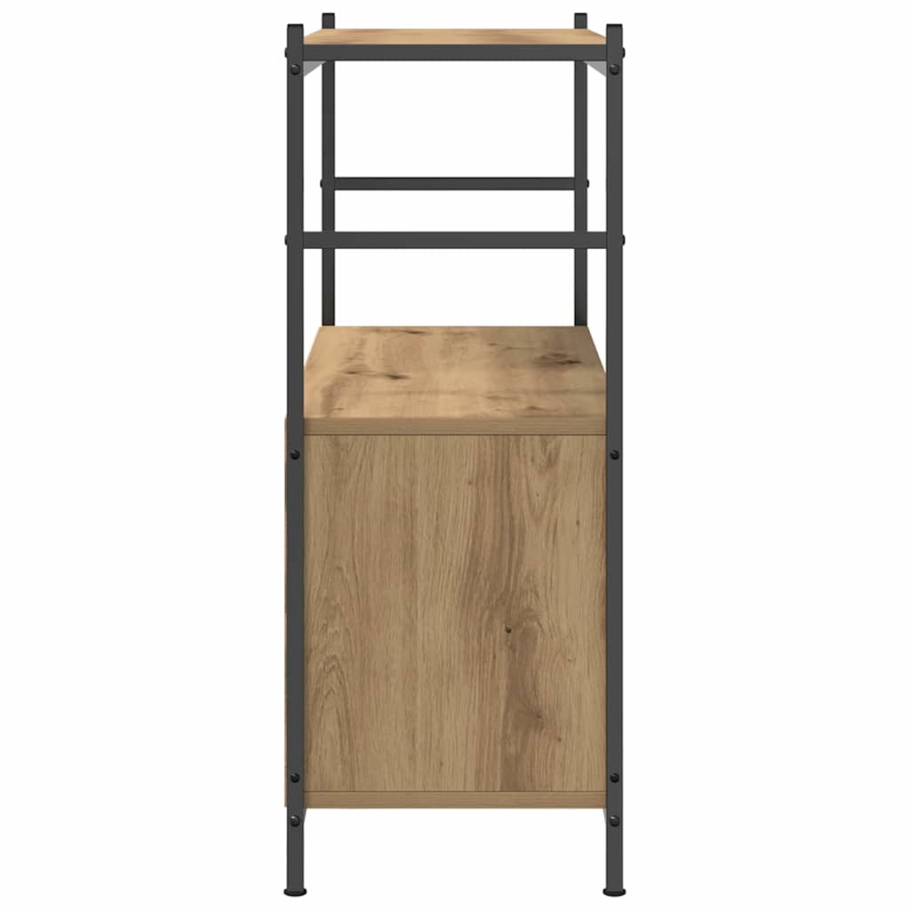 vidaXL Bookshelf 80 x 30 x 78.5 cm Engineered Wood Artisan Oak