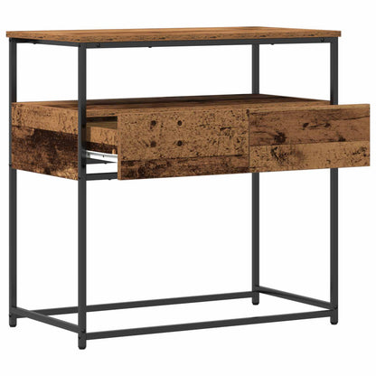 vidaXL Console Table Old Wood 75 x 40 x 75 cm Engineered Wood