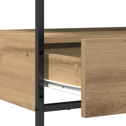 vidaXL Console Table Artisan Oak 75 x 40 x 75 cm Engineered Wood