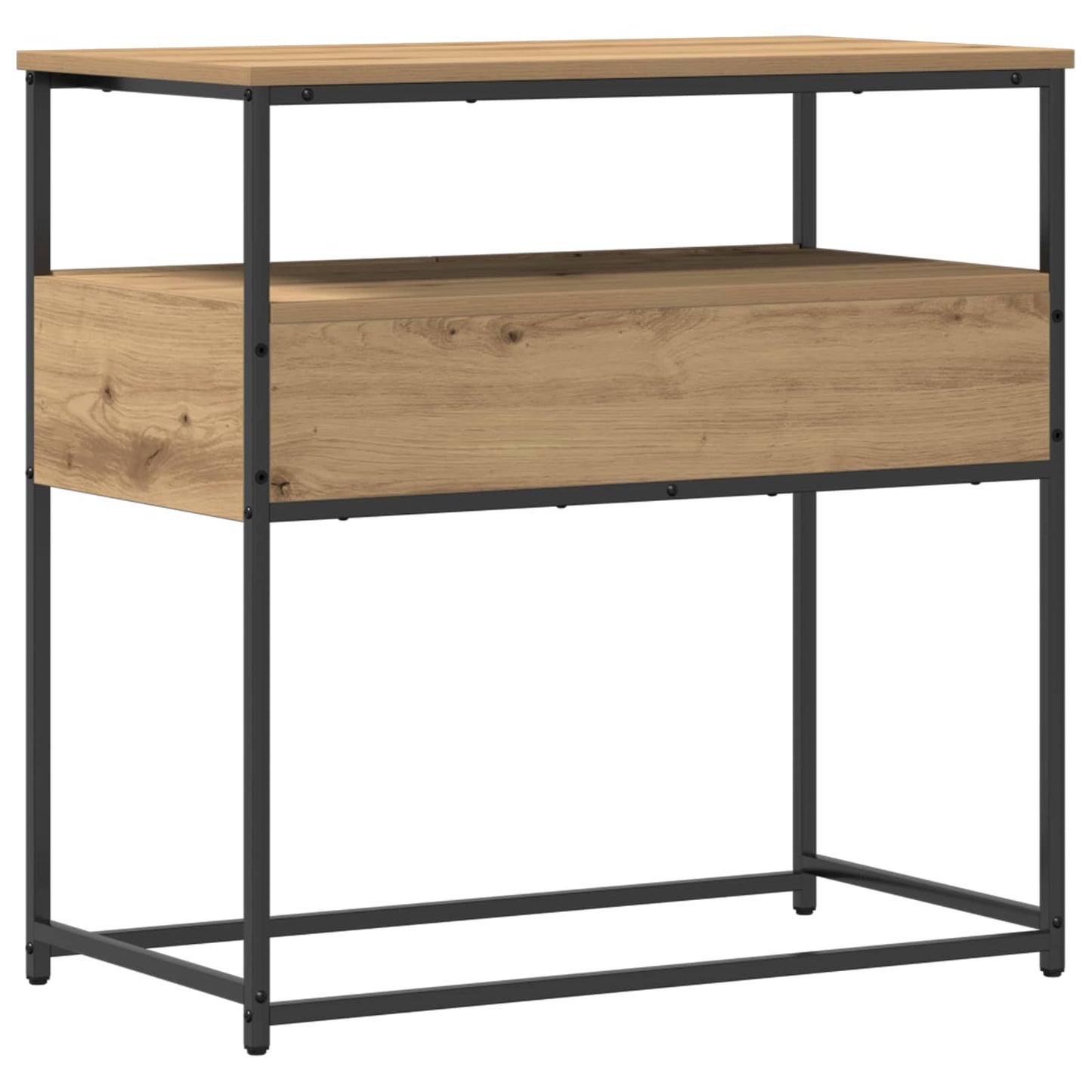 vidaXL Console Table Artisan Oak 75 x 40 x 75 cm Engineered Wood