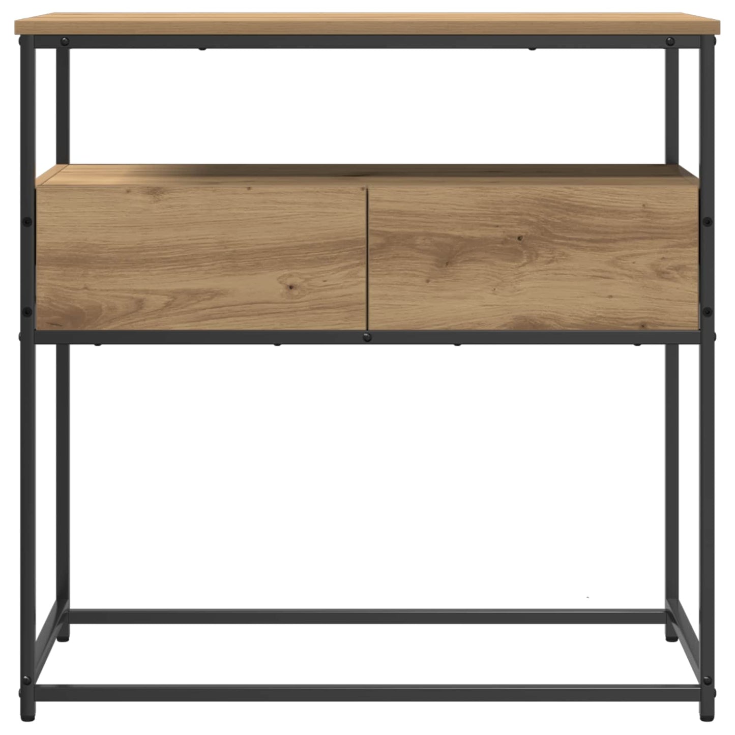 vidaXL Console Table Artisan Oak 75 x 40 x 75 cm Engineered Wood