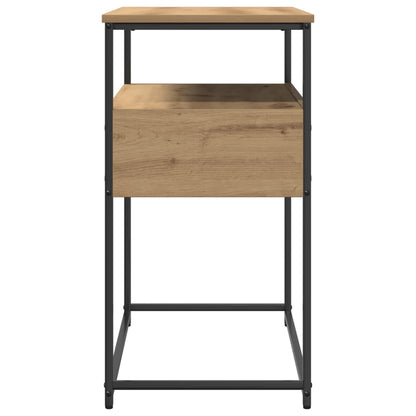 vidaXL Console Table Artisan Oak 75 x 40 x 75 cm Engineered Wood