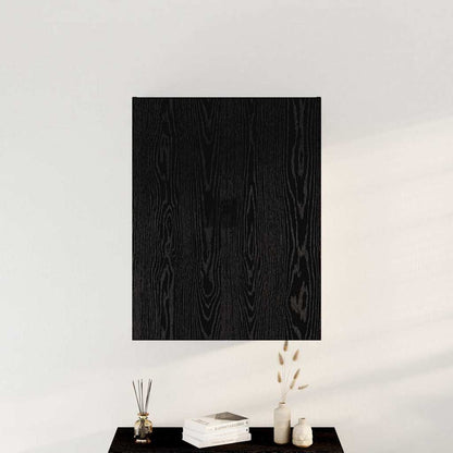 vidaXL Wall-mounted Cabinet Black Oak 69.5 x 34 x 90 cm