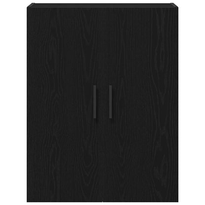 vidaXL Wall-mounted Cabinet Wall-mounted Black Oak 69.5 x 34 x 90 cm