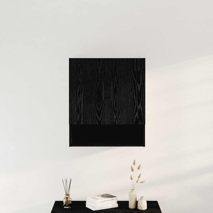 vidaXL Wall-mounted Cabinet 60 x 31 x 70 cm Engineered Wood Black Oak