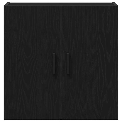 vidaXL Wall-mounted Cabinet Black Oak 60 x 31 x 60 cm Engineered Wood